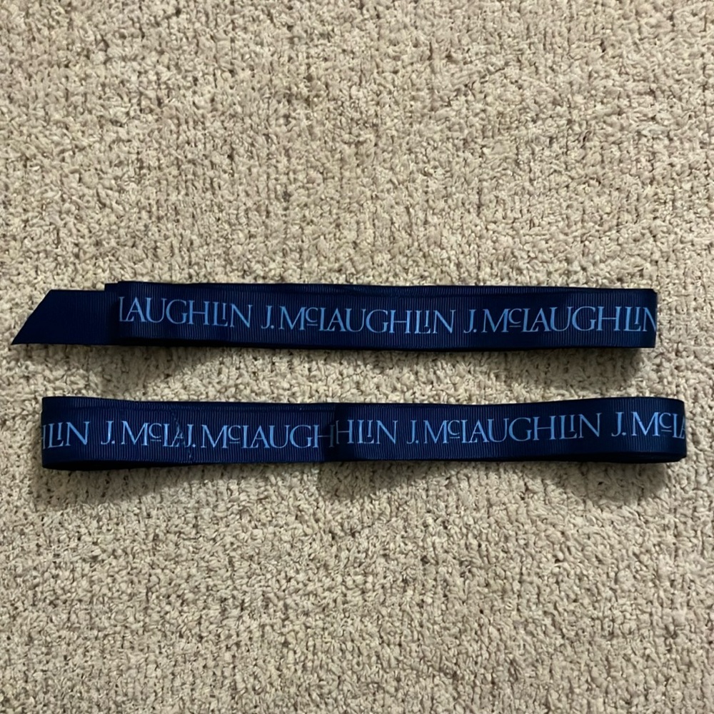 J. McLaughlin Navy Blue Ribbon